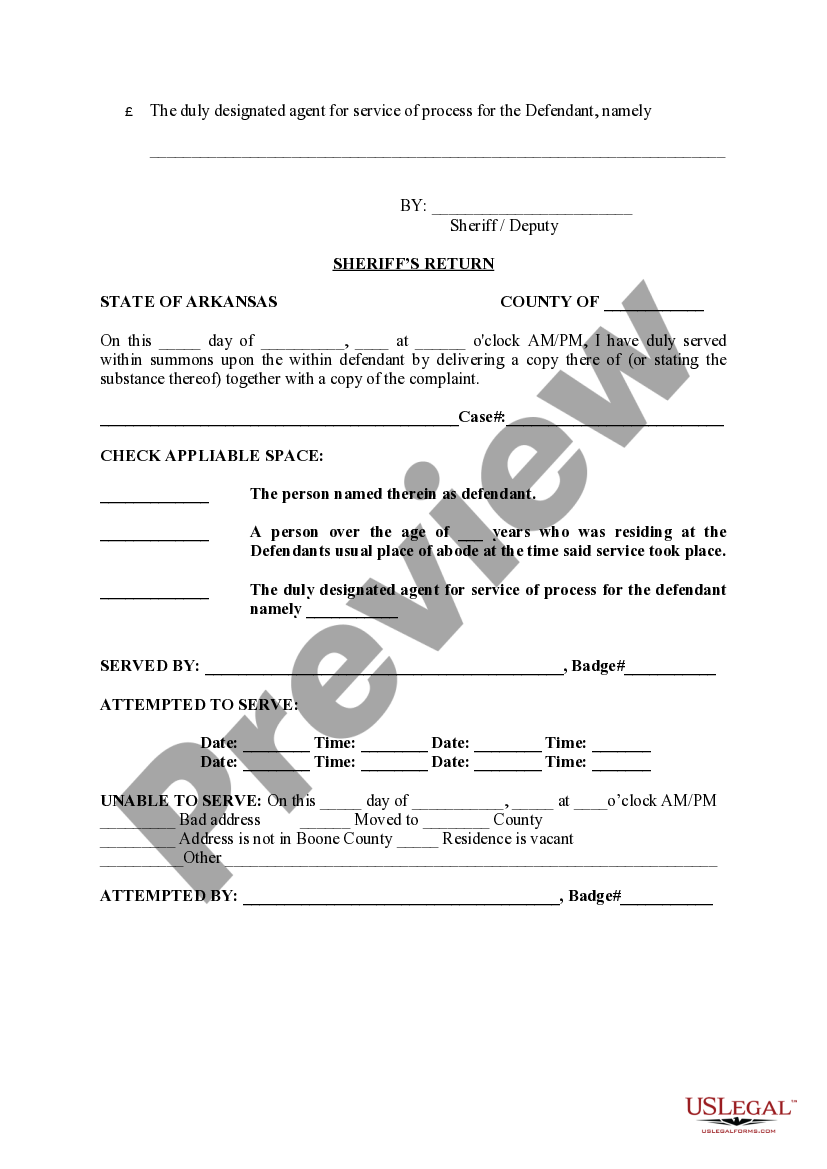 Arkansas Writ of Execution US Legal Forms