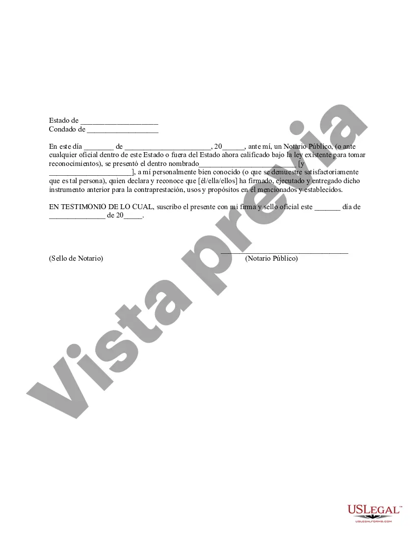 Preview Revocación del poder notarial para el cuidado de un niño o niños