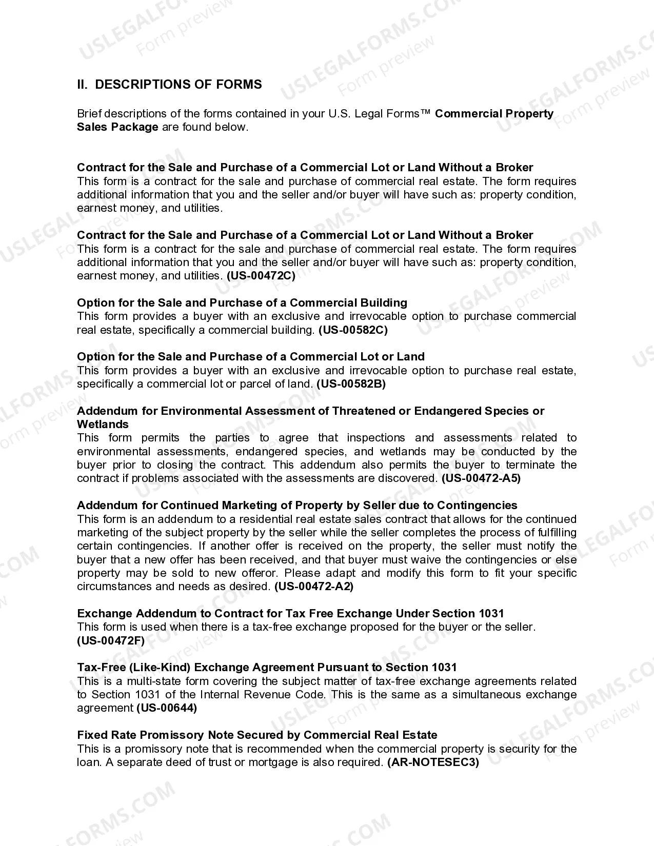 Preview Arkansas Commercial Property Sales Package