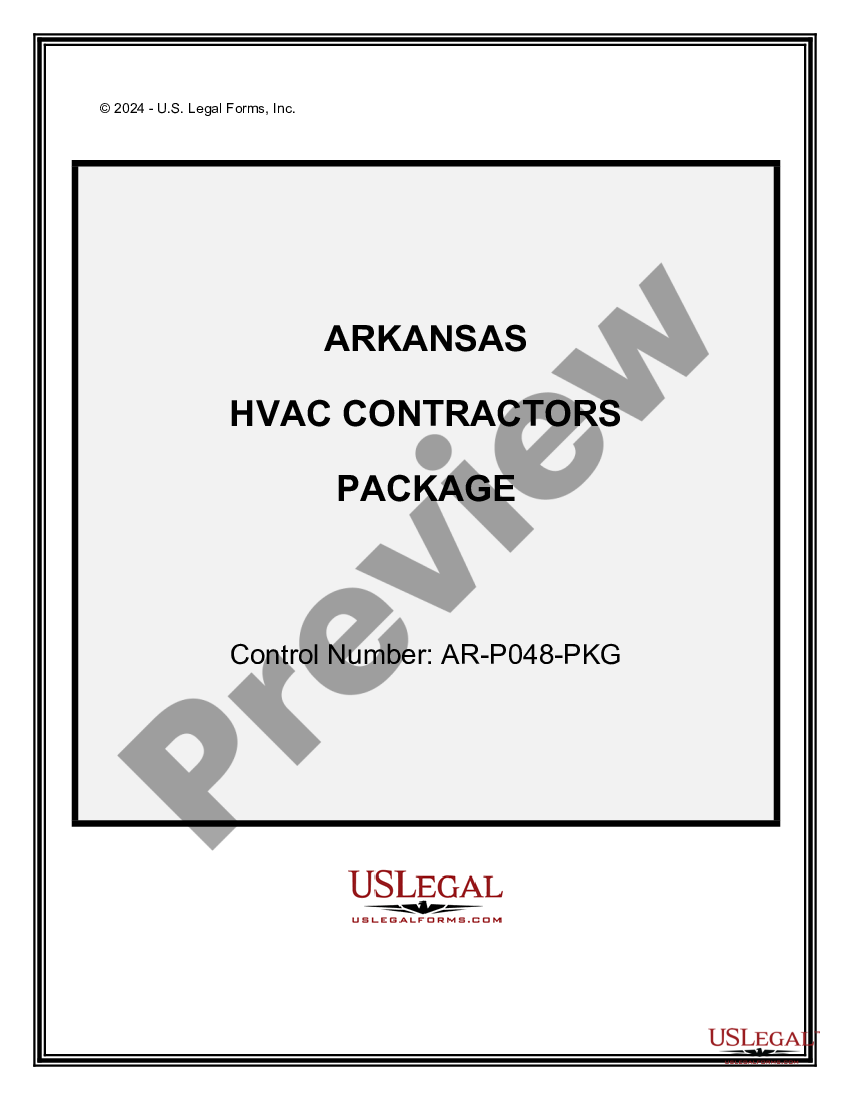 Arkansas Hvac License With Dog US Legal Forms