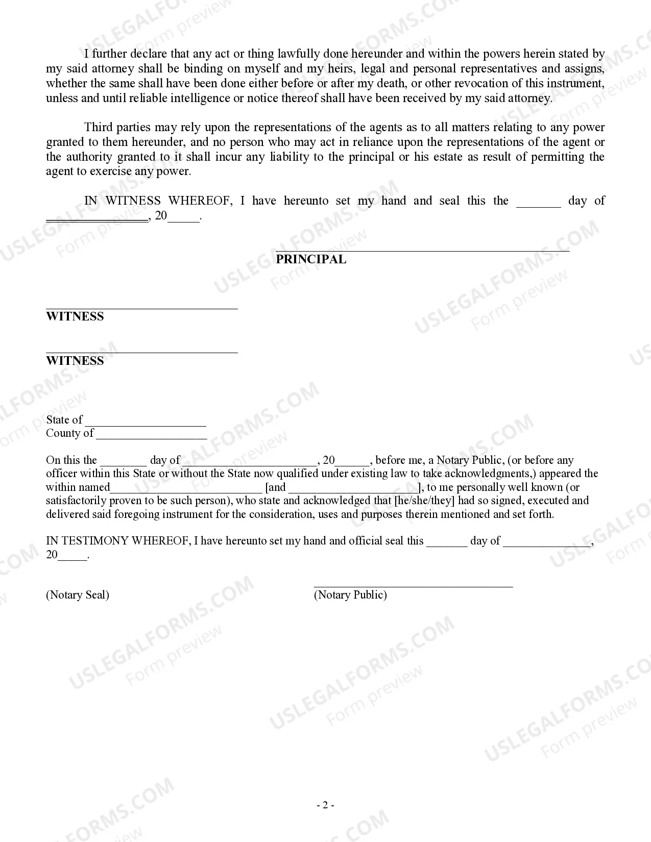 Preview Limited Power of Attorney for Stock Transactions and Corporate Powers