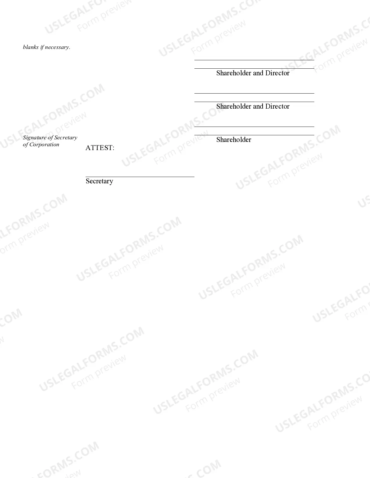 Preview Sample Organizational Minutes for an Arkansas Professional Corporation