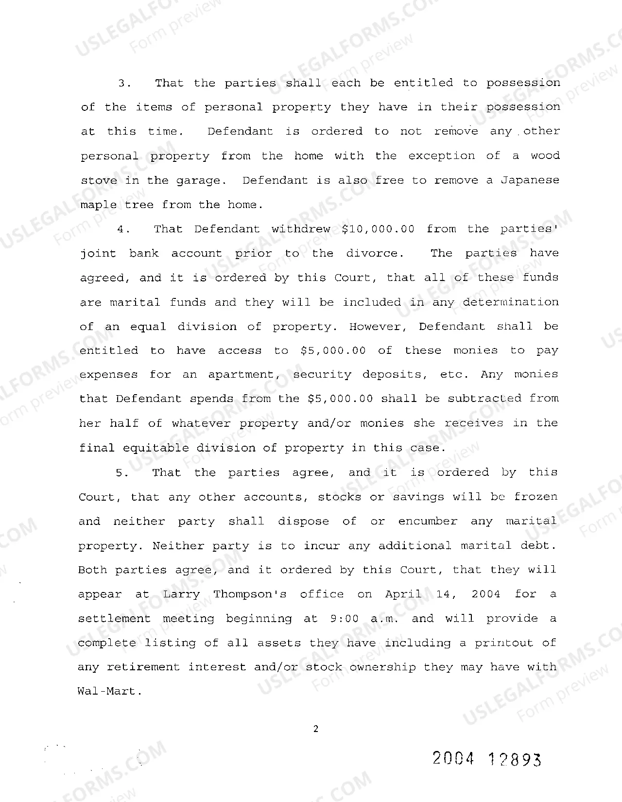 Preview A07 Answer To Counterclaim on Divorce with No Children