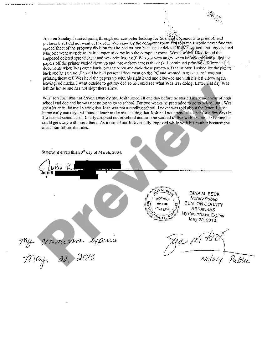 Get A08 Answer to Affidavit for Ex Parte Order Preview A08 Answer to Affidavit for Ex Parte Order
