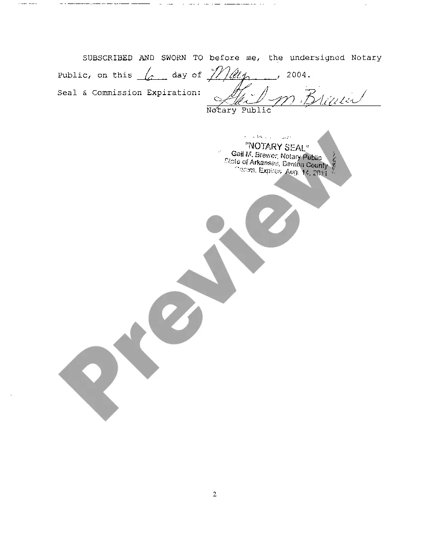 Preview A11 Affidavit of Residency