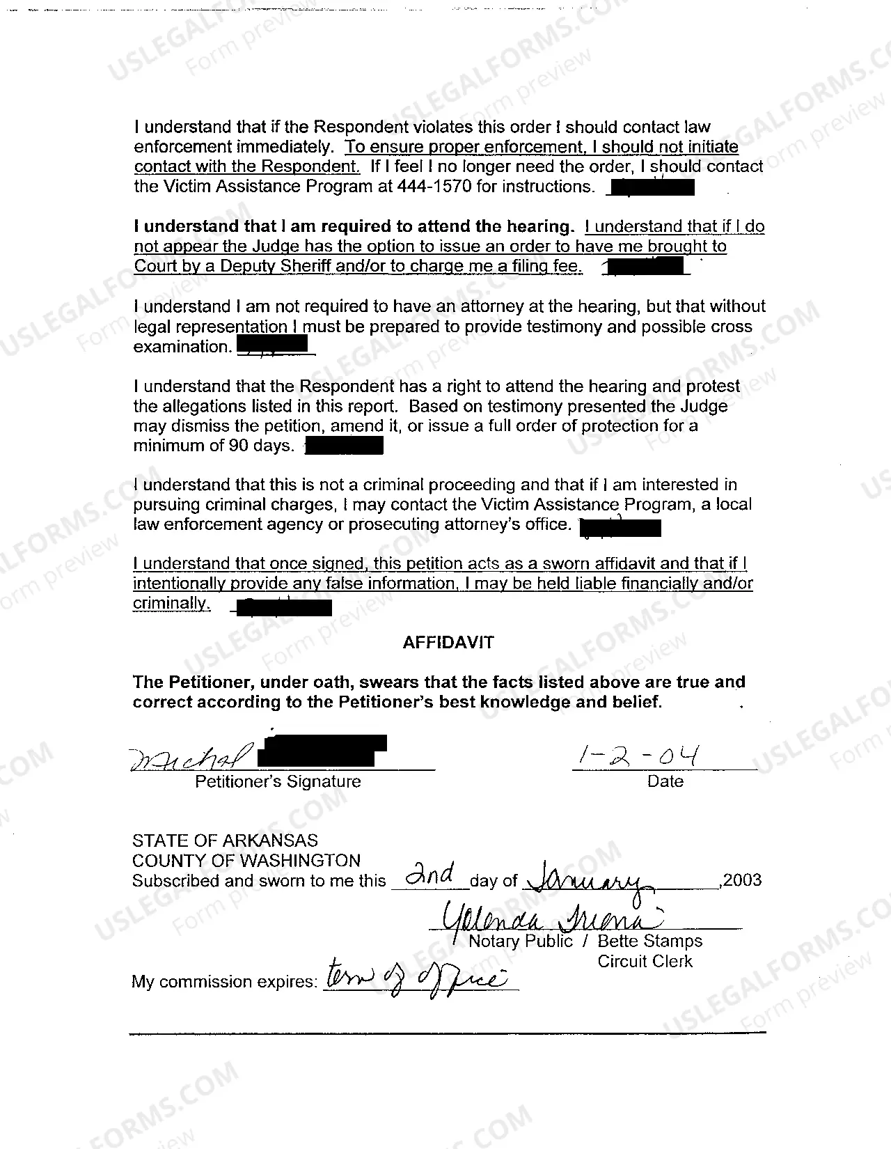 Preview A01 Cover Sheet State of Arkansas Circuit Court - Domestic Relations
