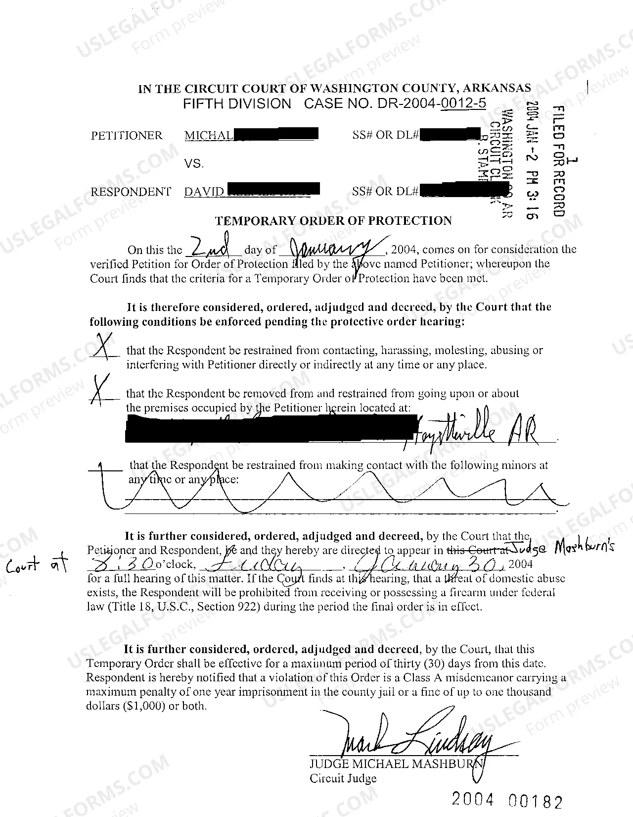 Preview A01 Cover Sheet State of Arkansas Circuit Court - Domestic Relations