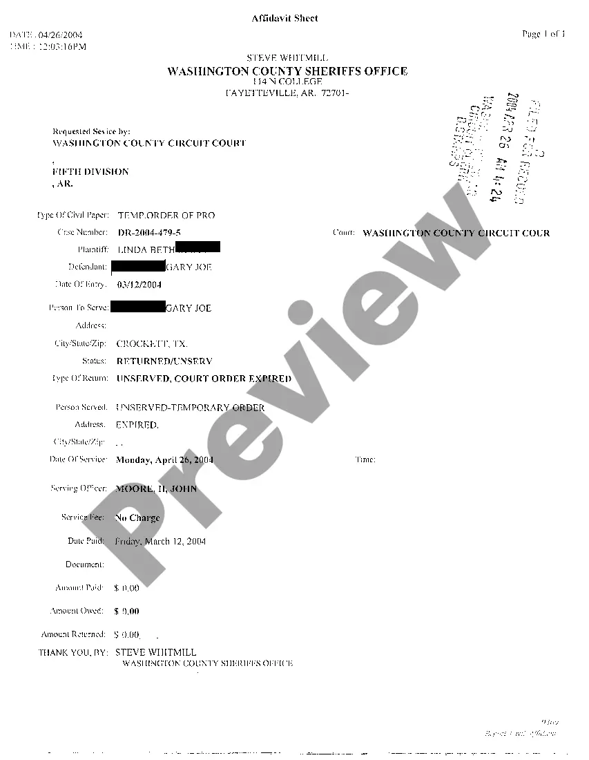 Get A04 Full Order of Protection Preview A04 Full Order of Protection