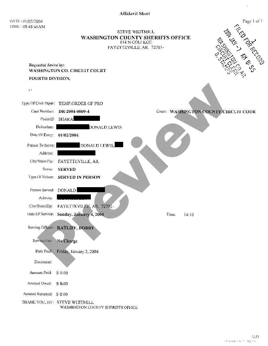 Get A03 Temporary Order of Protection Preview A03 Temporary Order of Protection