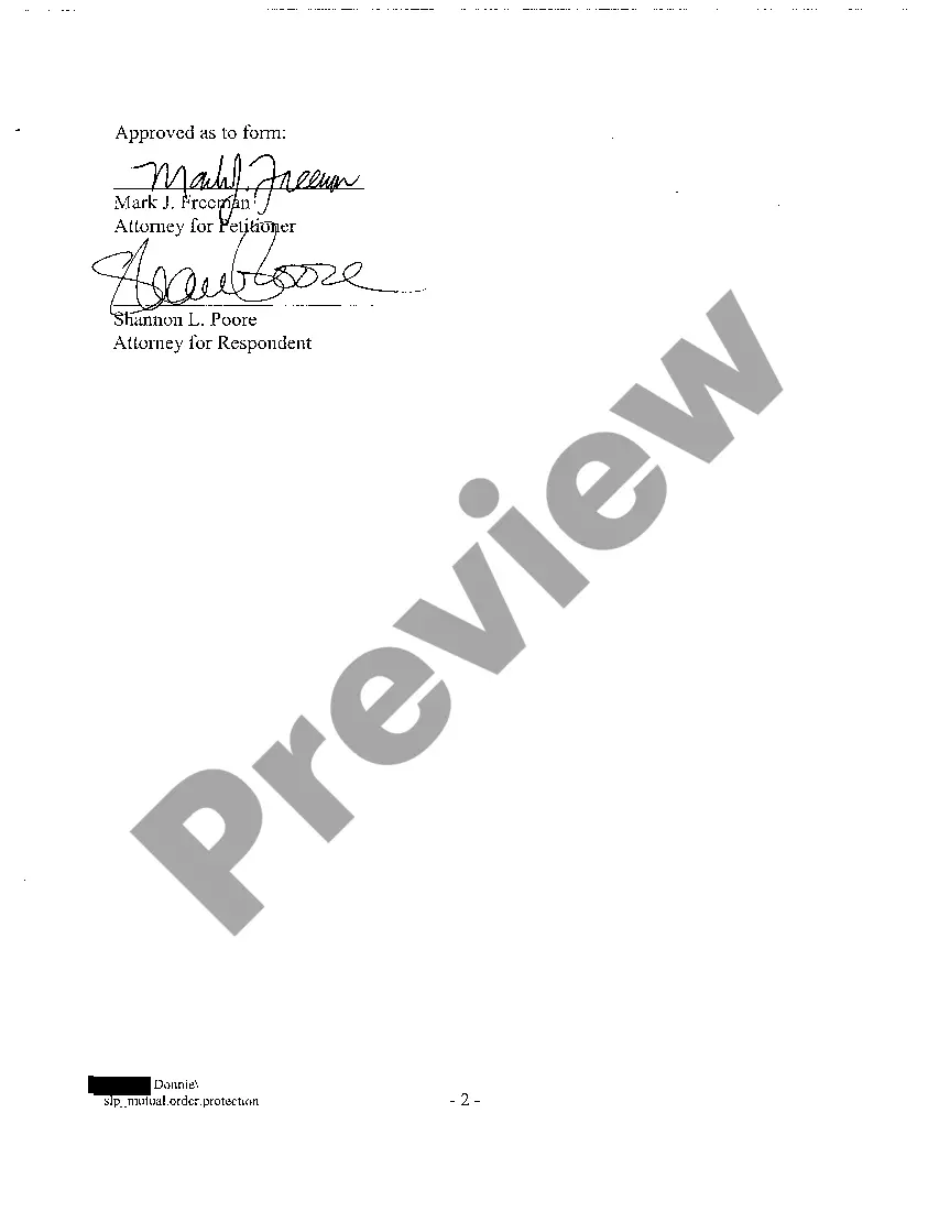 Get A06 Amended Mutual Order of Protection Preview A06 Amended Mutual Order of Protection