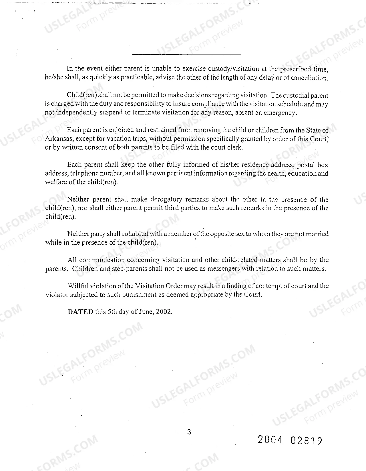 Preview A05 Agreed Order of Paternity