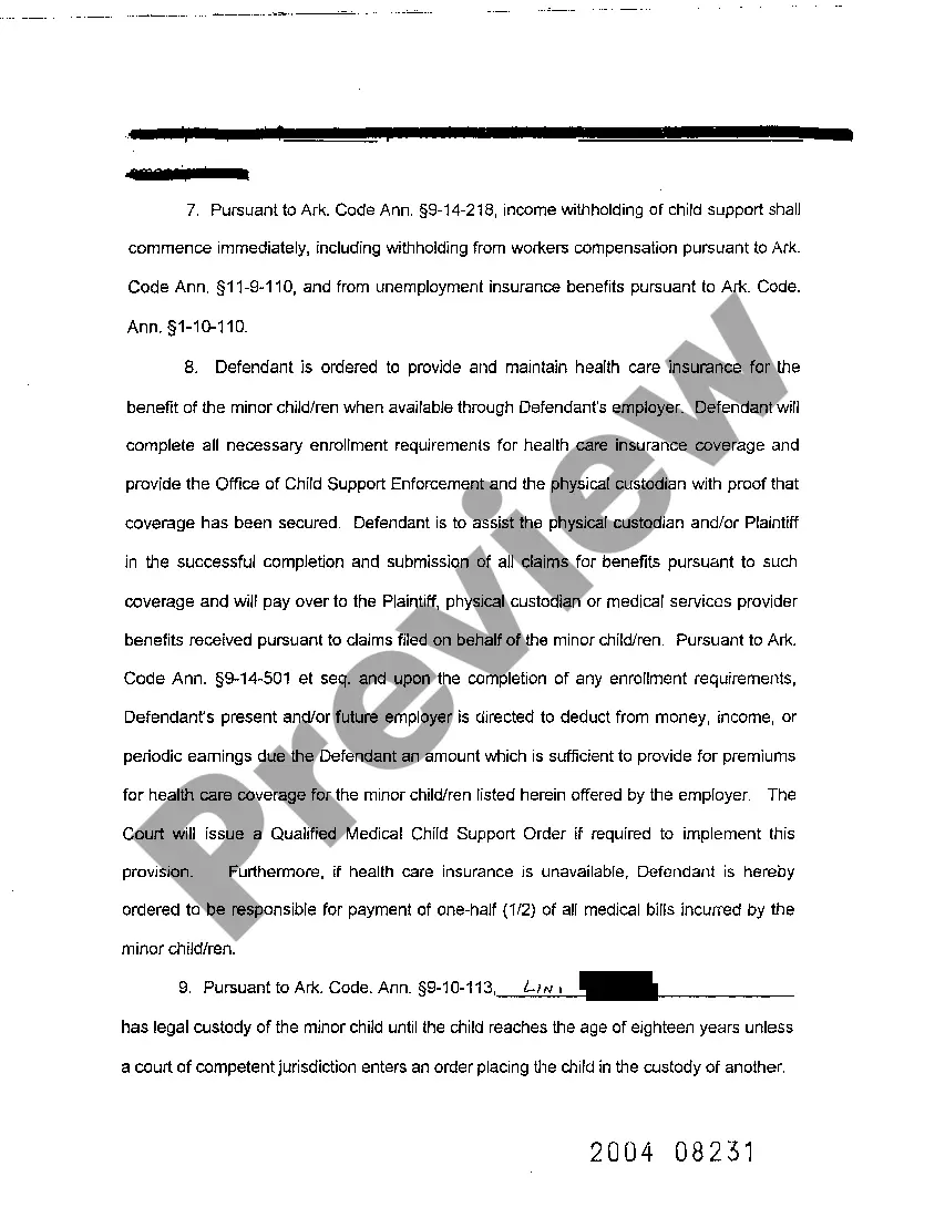 Preview A07 Judgment of Paternity