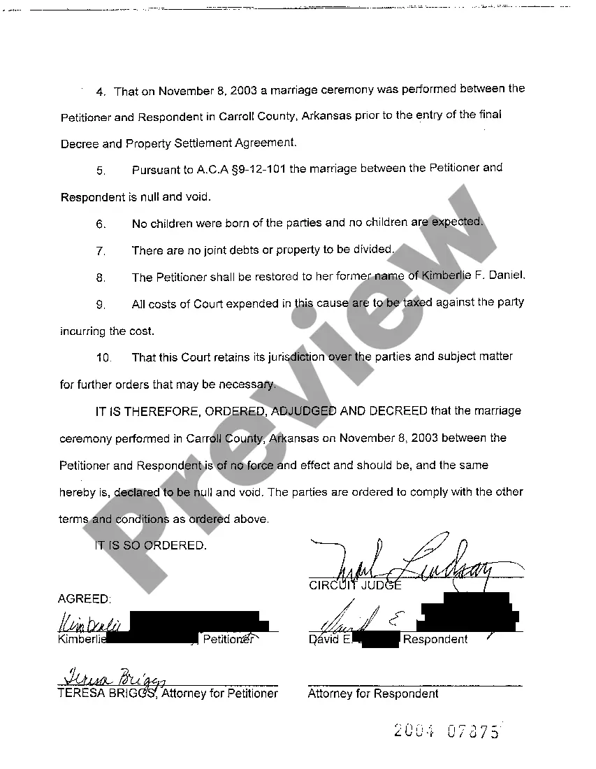 Get A04 Decree of Annulment Preview A04 Decree of Annulment