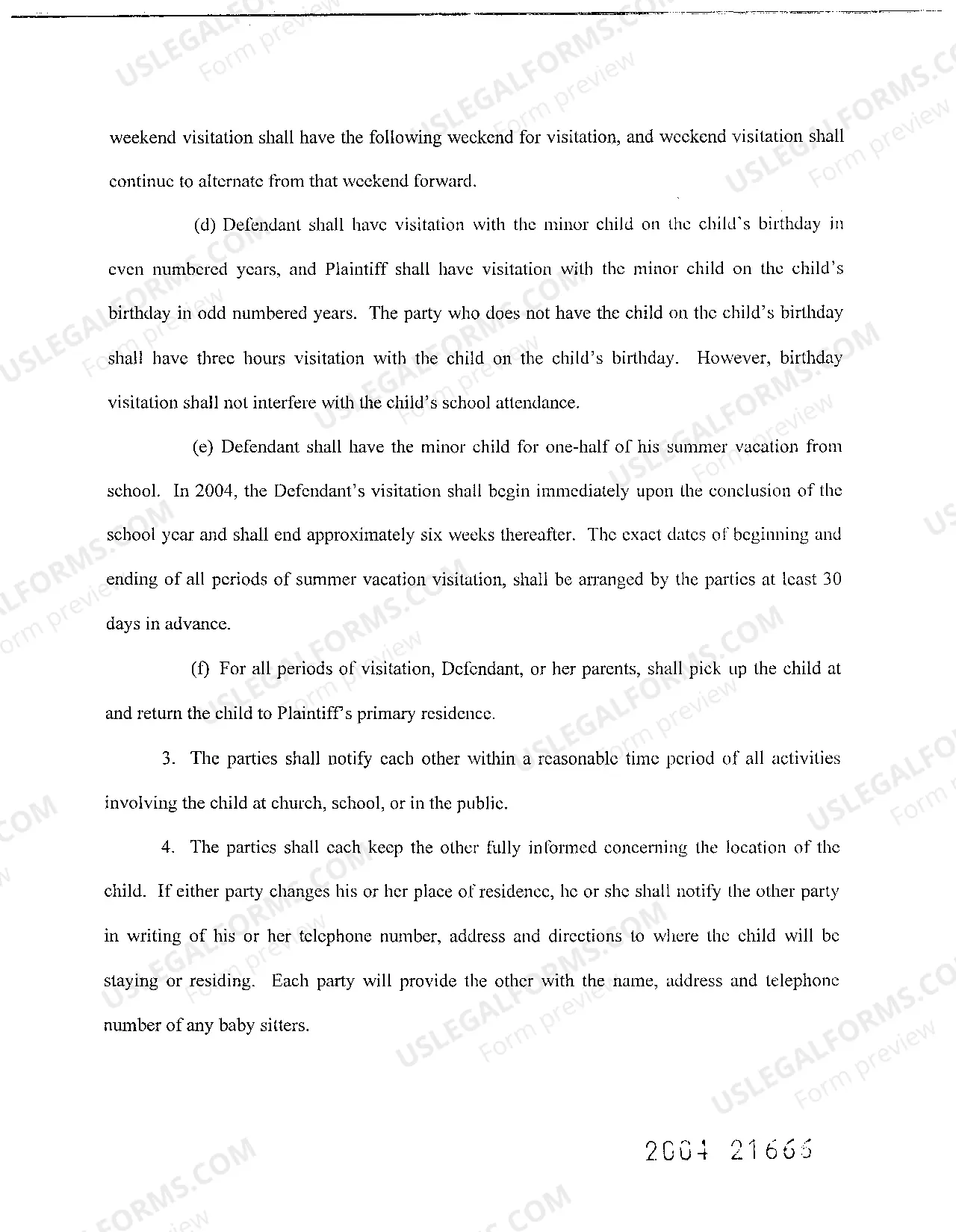 Preview A05 Answer to Petition for Modification of Custody