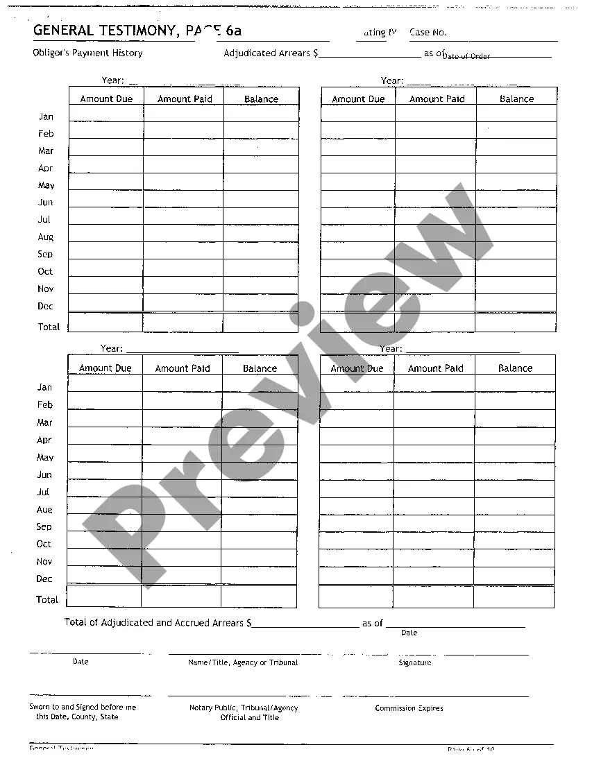 Preview A02 Uniform Support Petition for Child Support