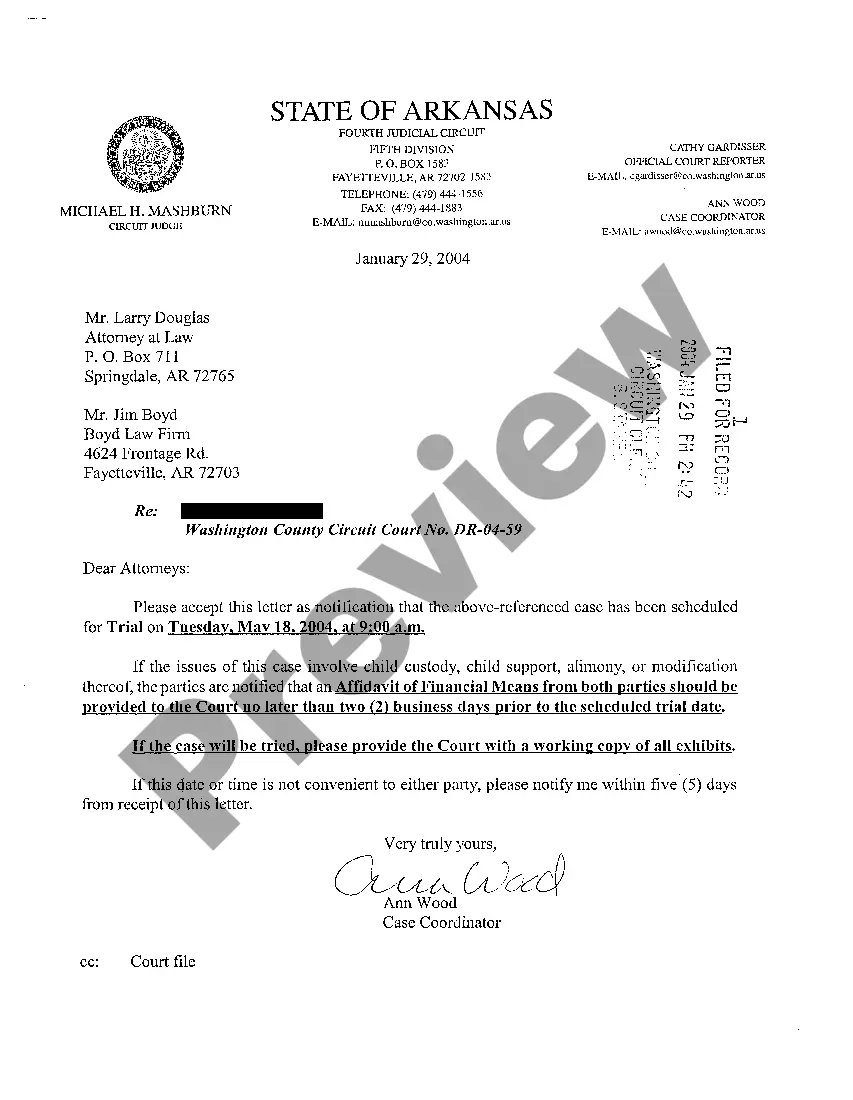 Get A06 Letter rescheduling case for trial Preview A06 Letter rescheduling case for trial