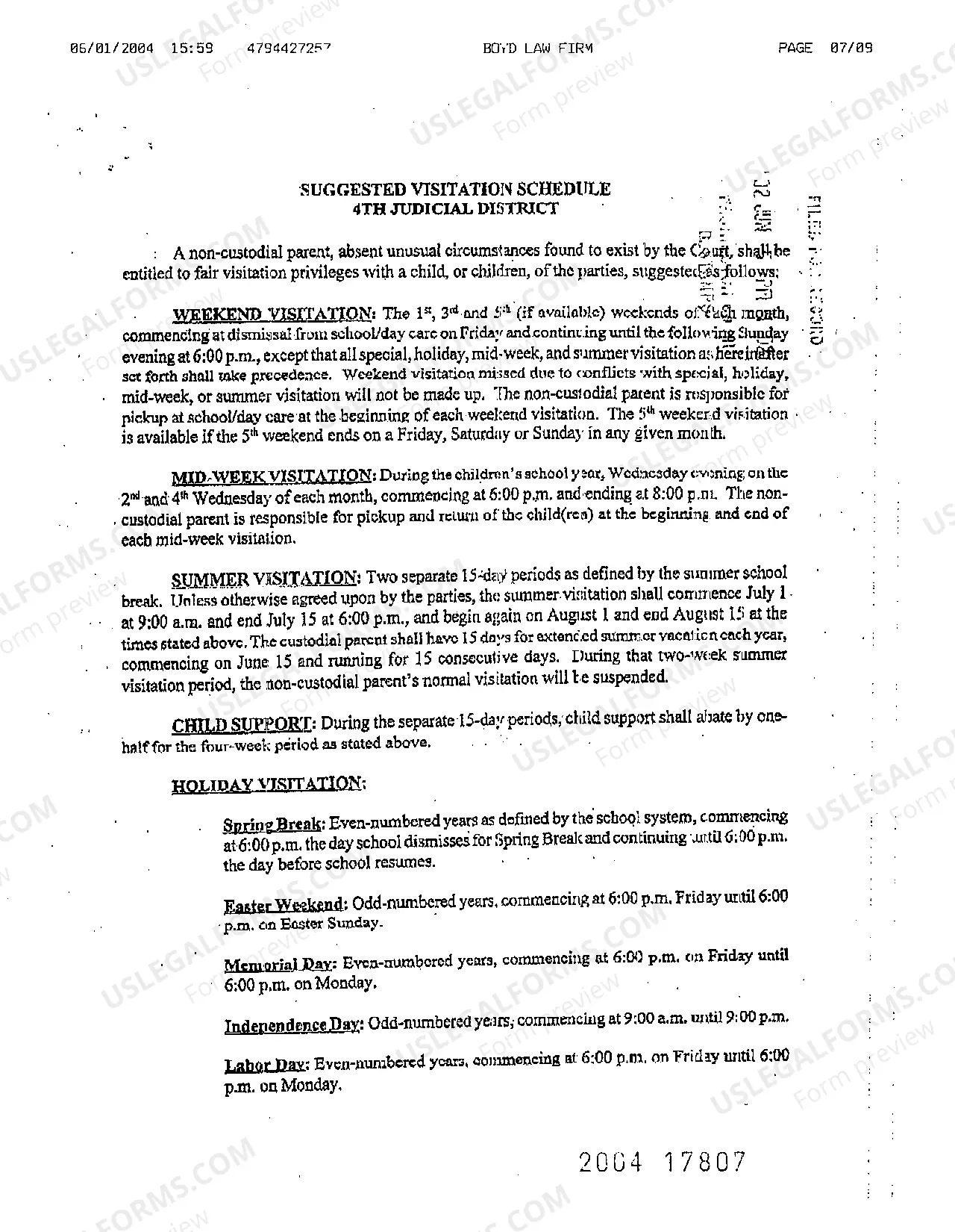 Preview A08 Decree of Divorce for Divorce with Children