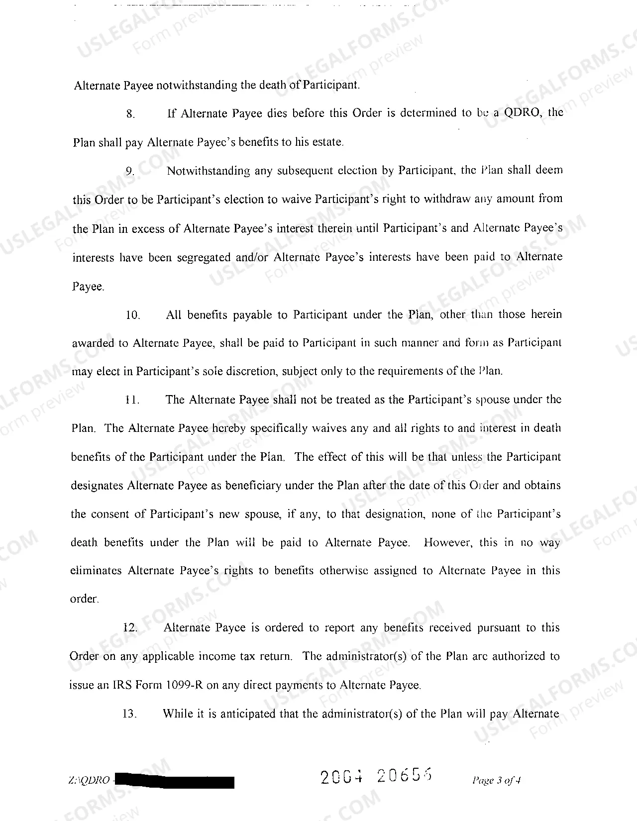 Preview A09 Domestic Relations Order