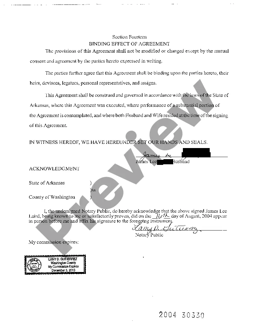 Preview A08 Custody, Property, and Debt Distribution Agreement in Divorce with Children