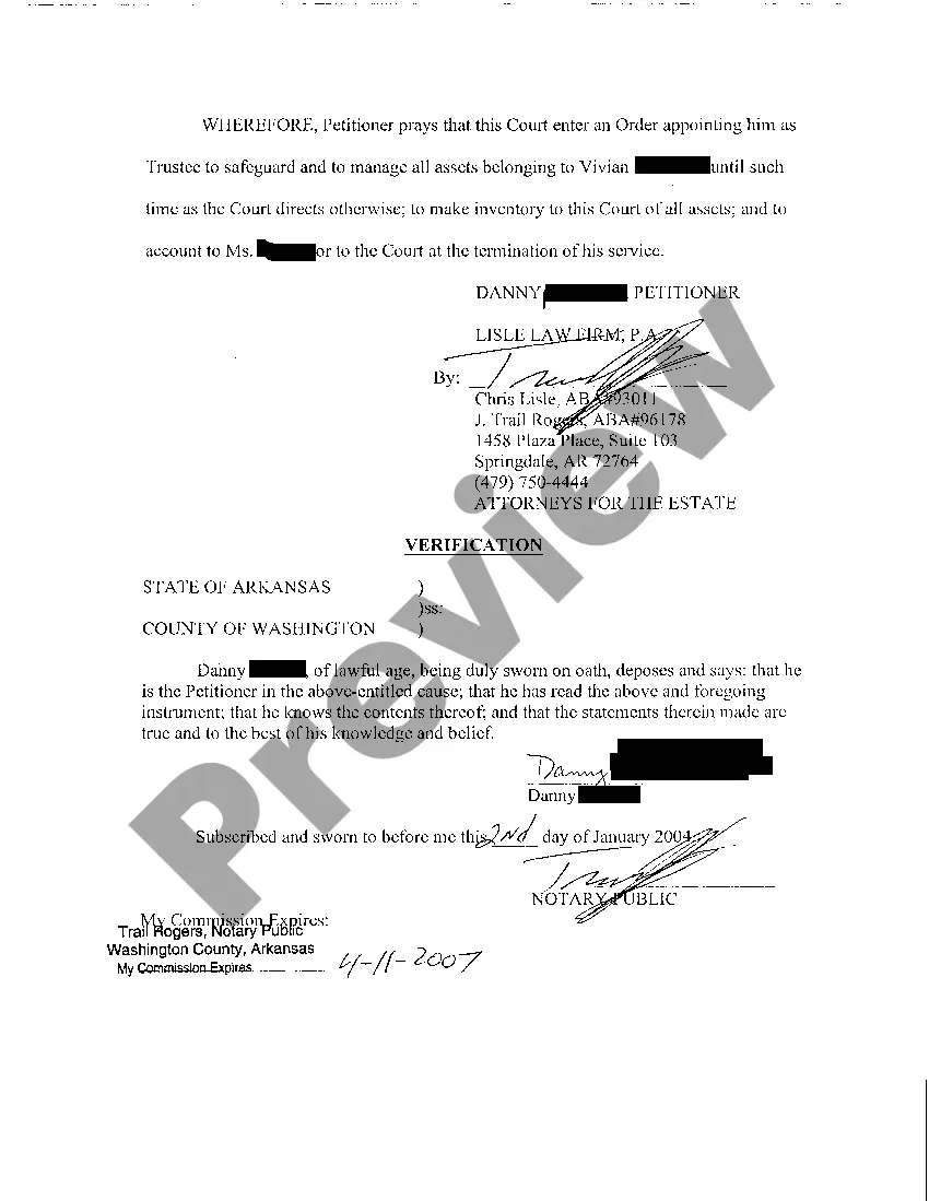 Preview A02 Petition For Appointment of A Trustee For A Missing Person