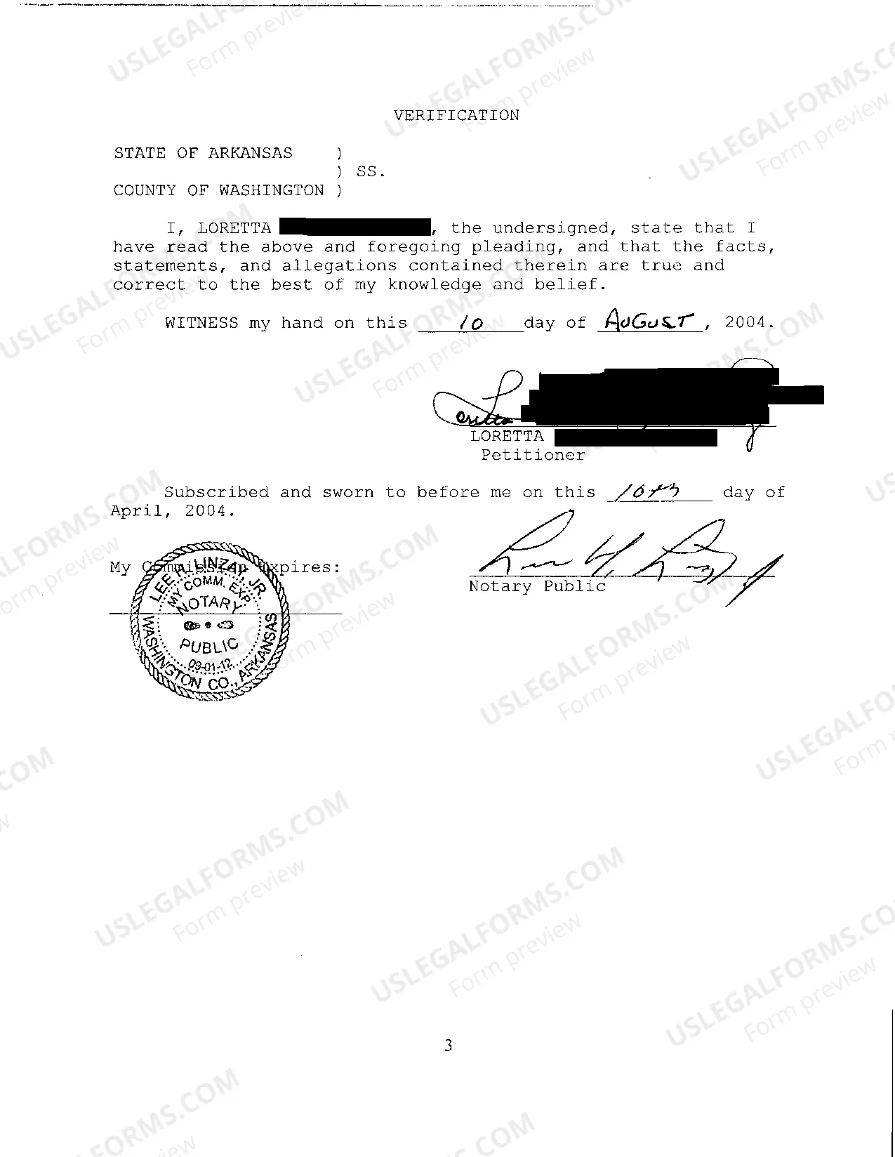 Preview A09 Petition For Authority To Sell Real Estate