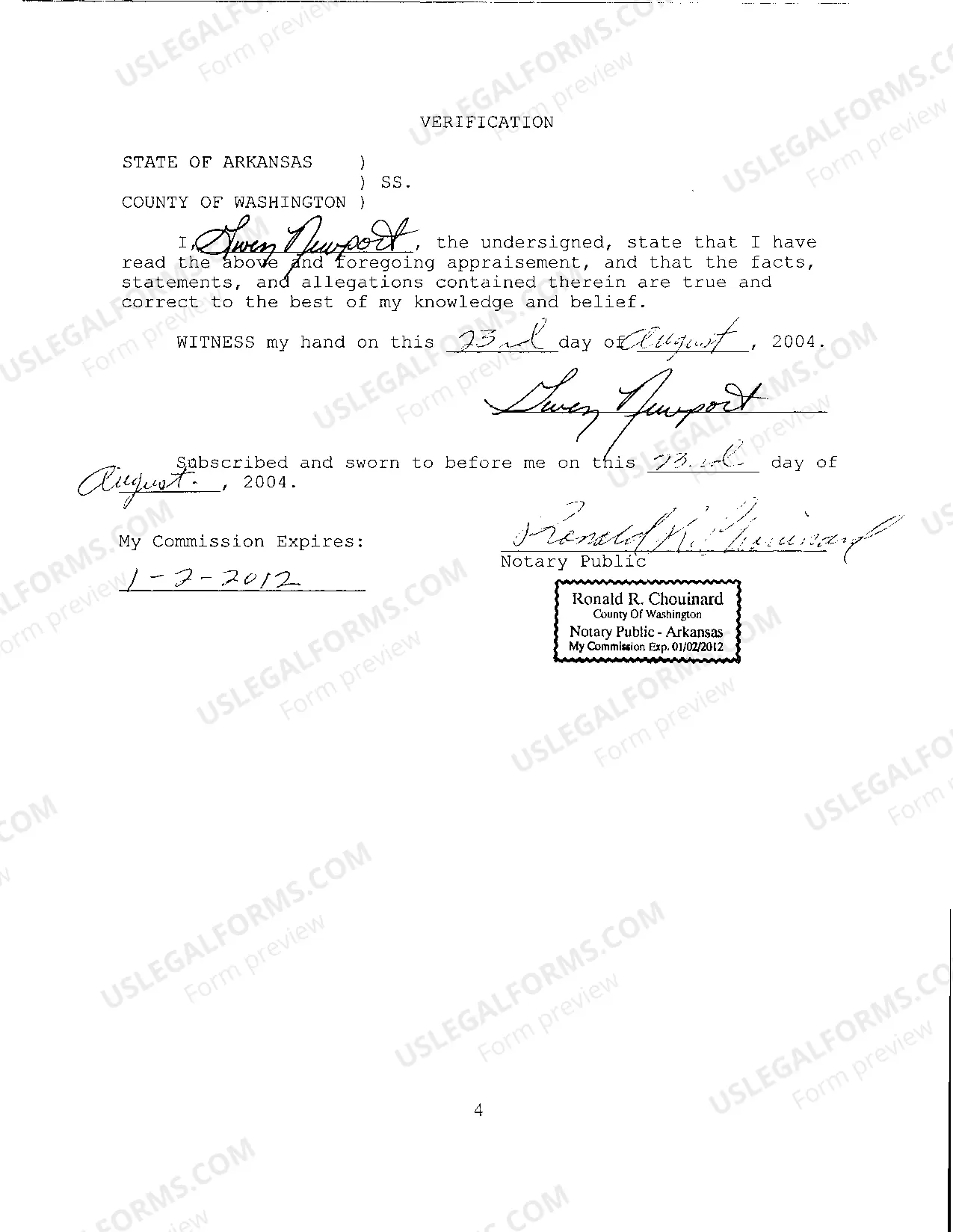 Preview A10 Appraisement