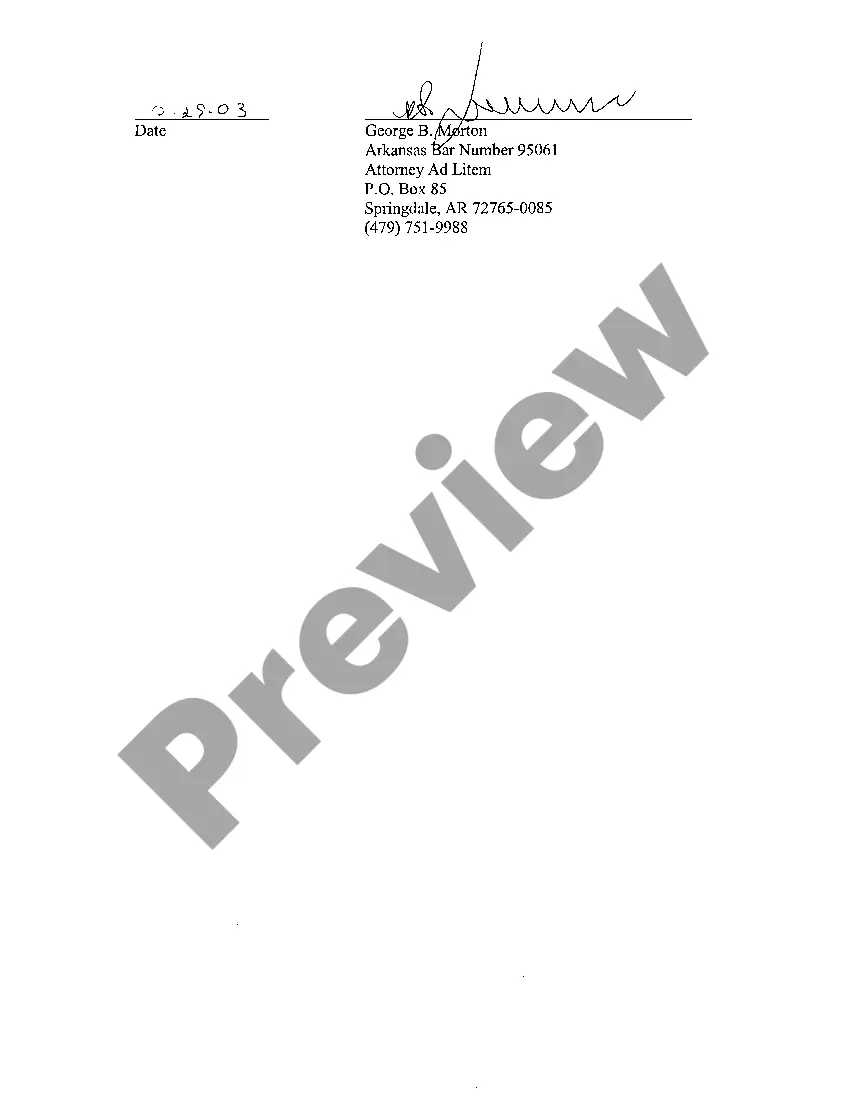 Preview A06 Report of Attorney AD Litem