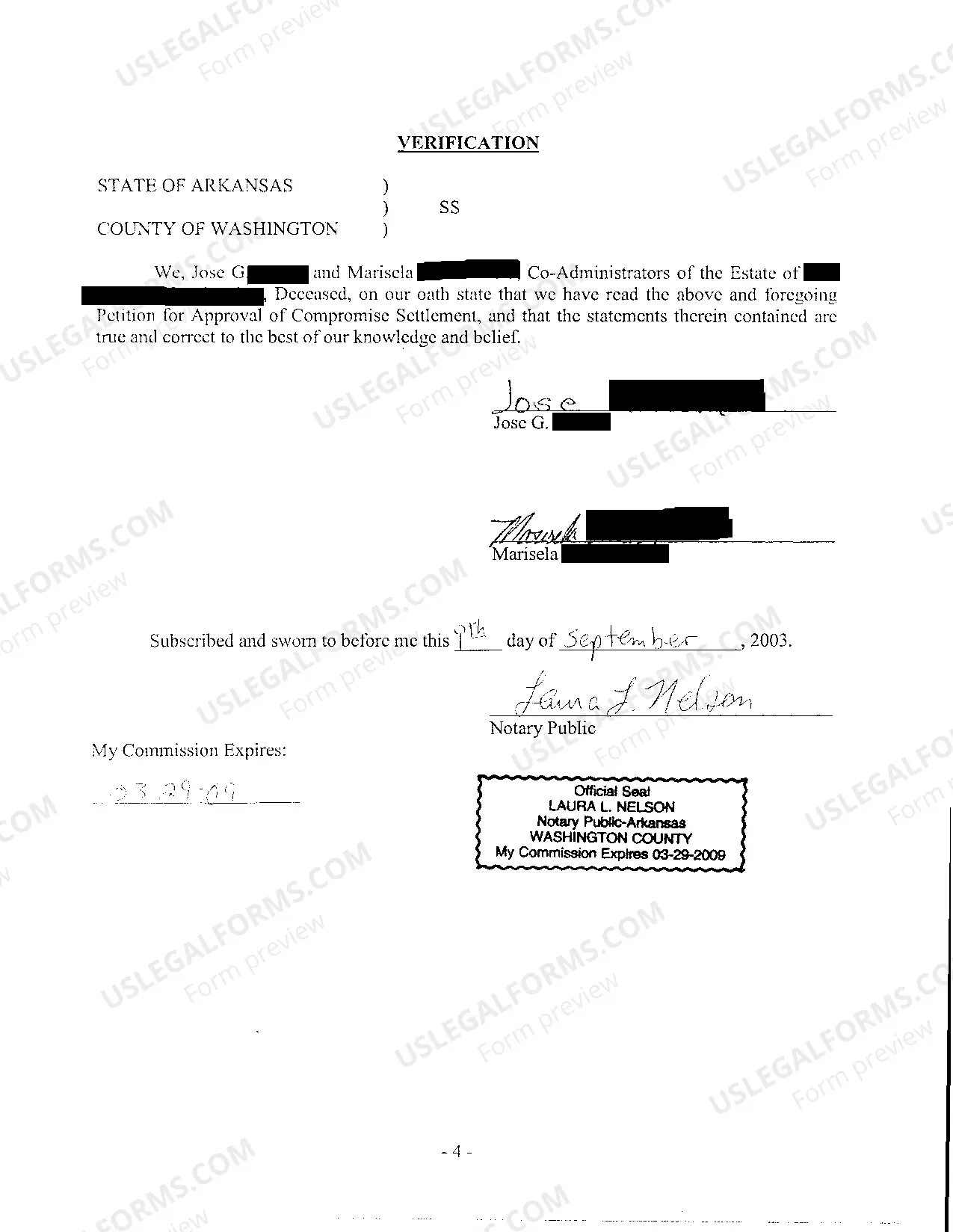 Preview A07 Petition For Approval of Compromise Settlement