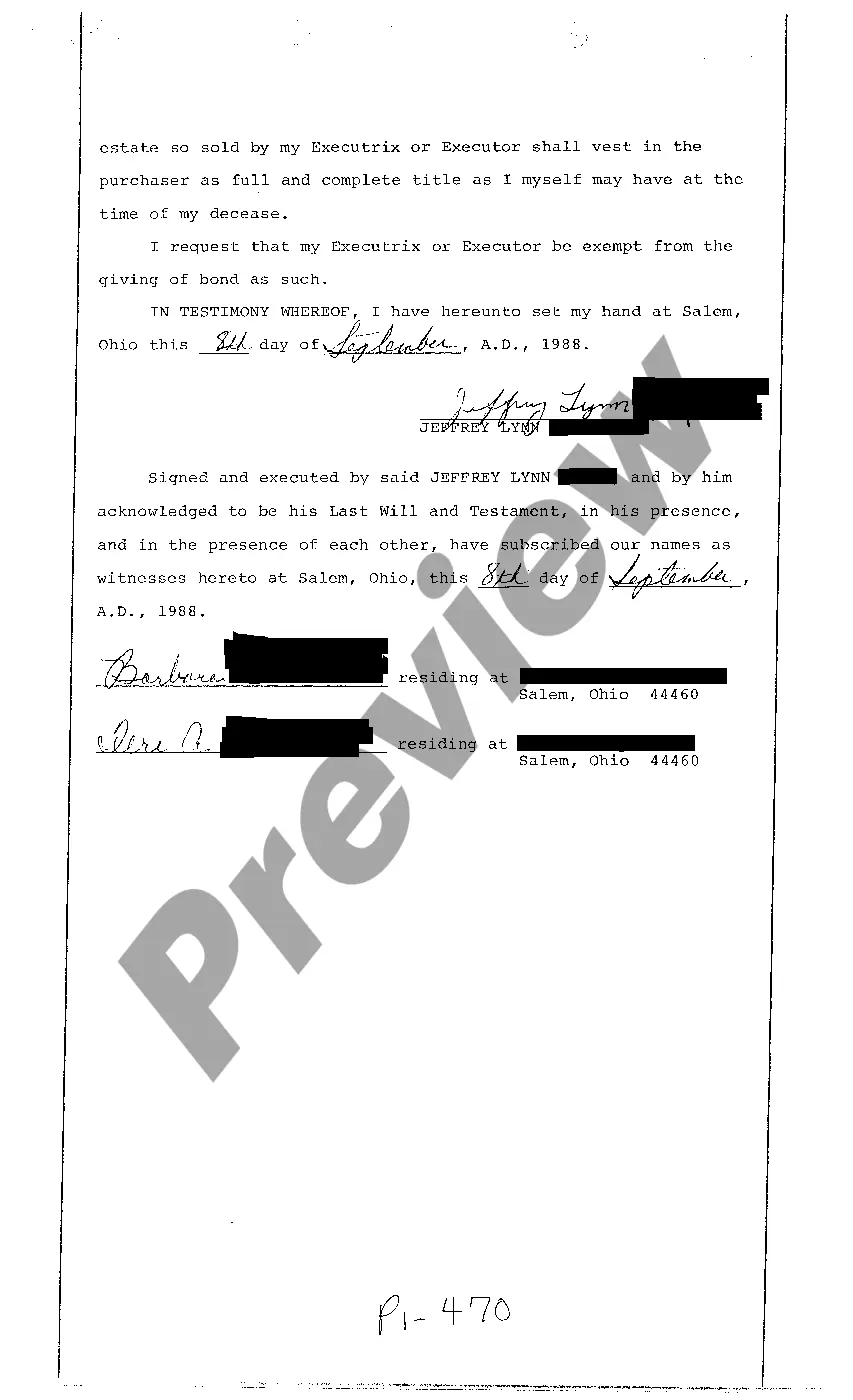 Preview A02 Petition For Probate of Will and Appointment of Personal Representative