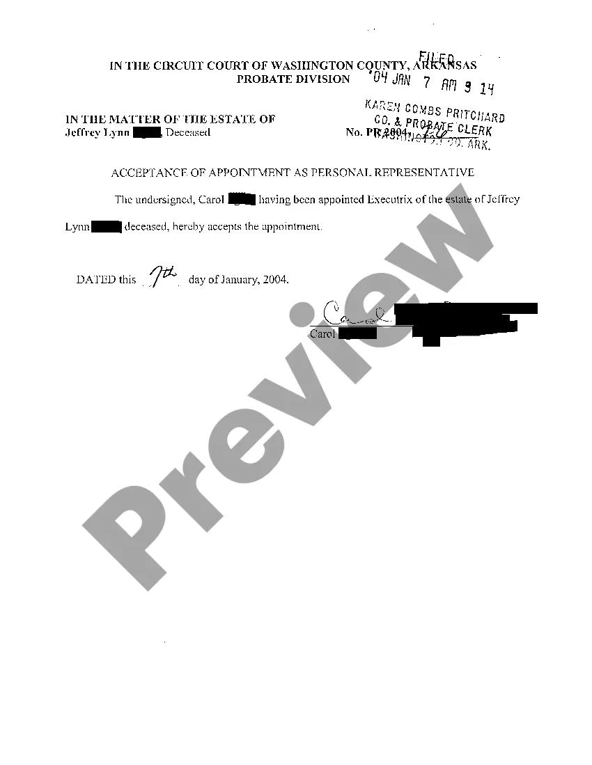 Get A04 Order Admitting Will To Probate and Appointing Personal Representative Preview A04 Order Admitting Will To Probate and Appointing Personal Representative