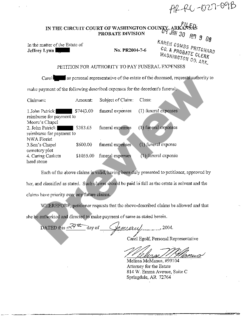 Mississippi Petition to Sell Real Estate by Executor Can The Executor