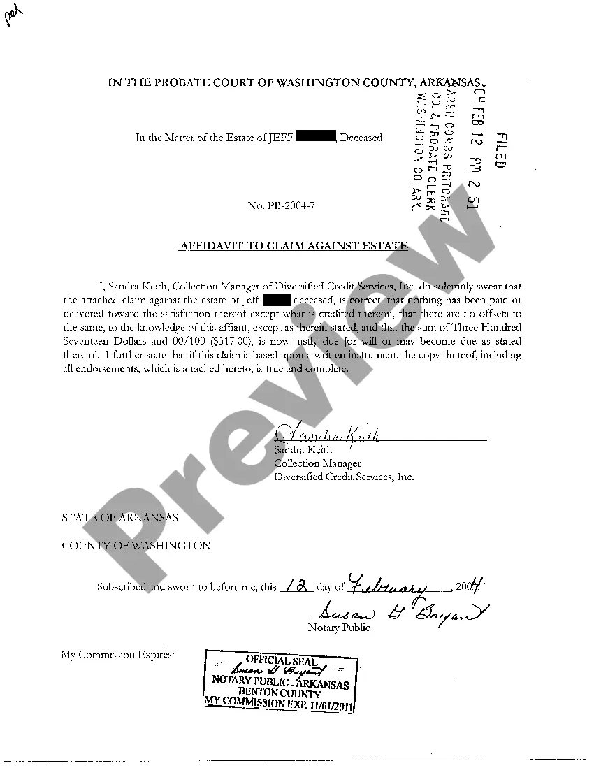 Get A11 Order Directing and Authorizing Sale of Personal Property Preview A11 Order Directing and Authorizing Sale of Personal Property