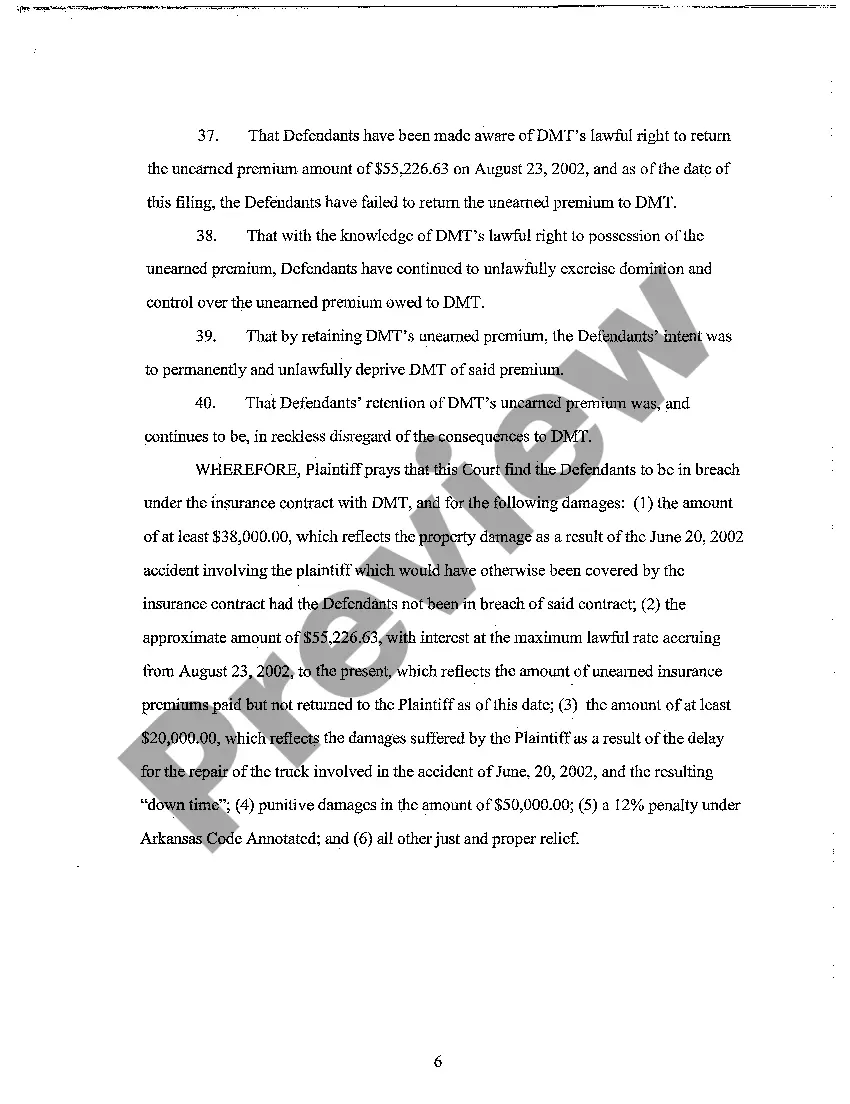 Get A02 Complaint for Breach of Contract and Conversion Preview A02 Complaint for Breach of Contract and Conversion