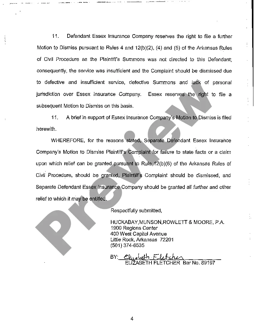 Preview A06 Motion to Dismiss Plaintiff's Complaint