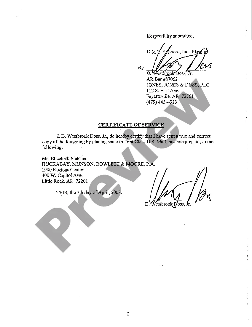 Preview A08 Response to Motion to Dismiss Plaintiff's Complaint