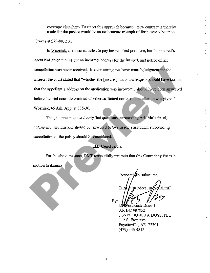 Get A09 Brief in Support of Response to Motion to Dismiss Plaintiff's Complaint Preview A09 Brief in Support of Response to Motion to Dismiss Plaintiff's Complaint
