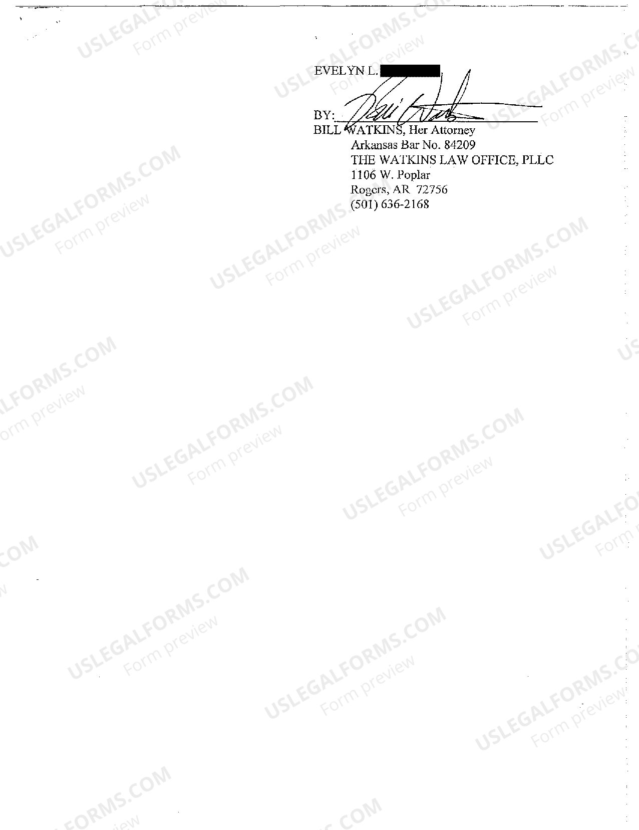Arkansas Application for Writ of Assistance Writ Of Assistance Form