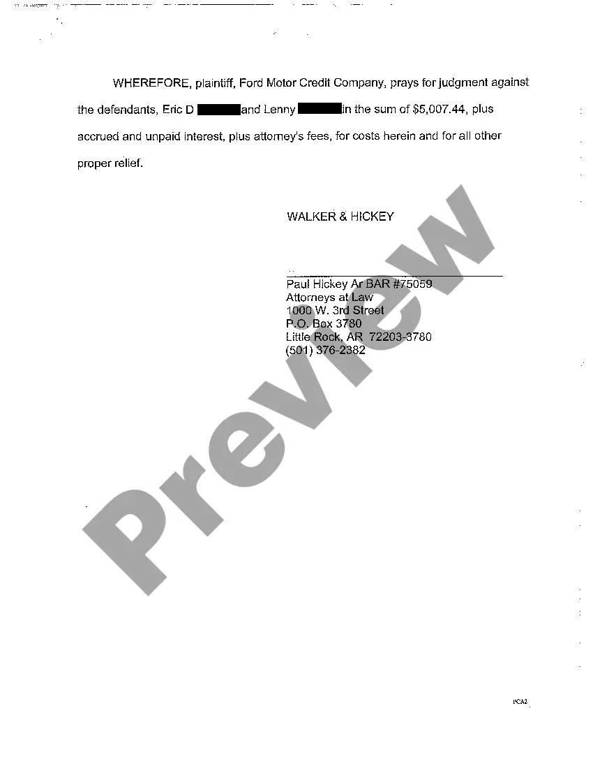 Get A02 Complaint for Deficiency of Contract Preview A02 Complaint for Deficiency of Contract