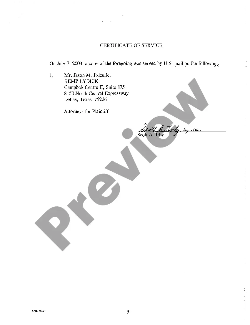 Preview A07 Answer to Complaint for Product Liability