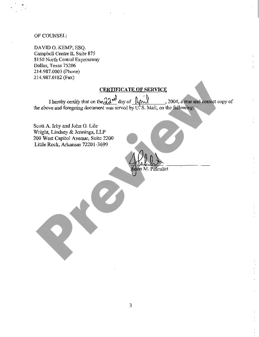 Preview A14 Plaintiff's Motion for Continuance