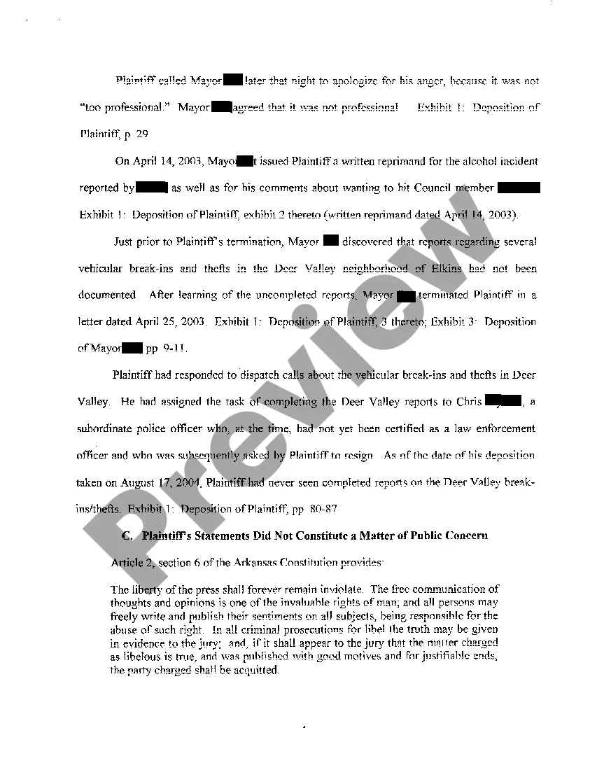 Get A16 Brief in Support of Defendant's Motion for Summary Judgment Preview A16 Brief in Support of Defendant's Motion for Summary Judgment