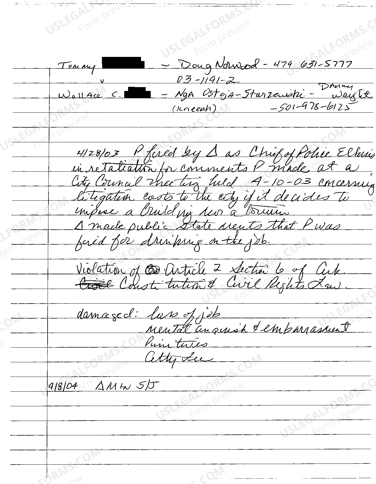 Preview A23 Plaintiff's Brief in Support of Response to Defendant's Motion for Summary Judgment