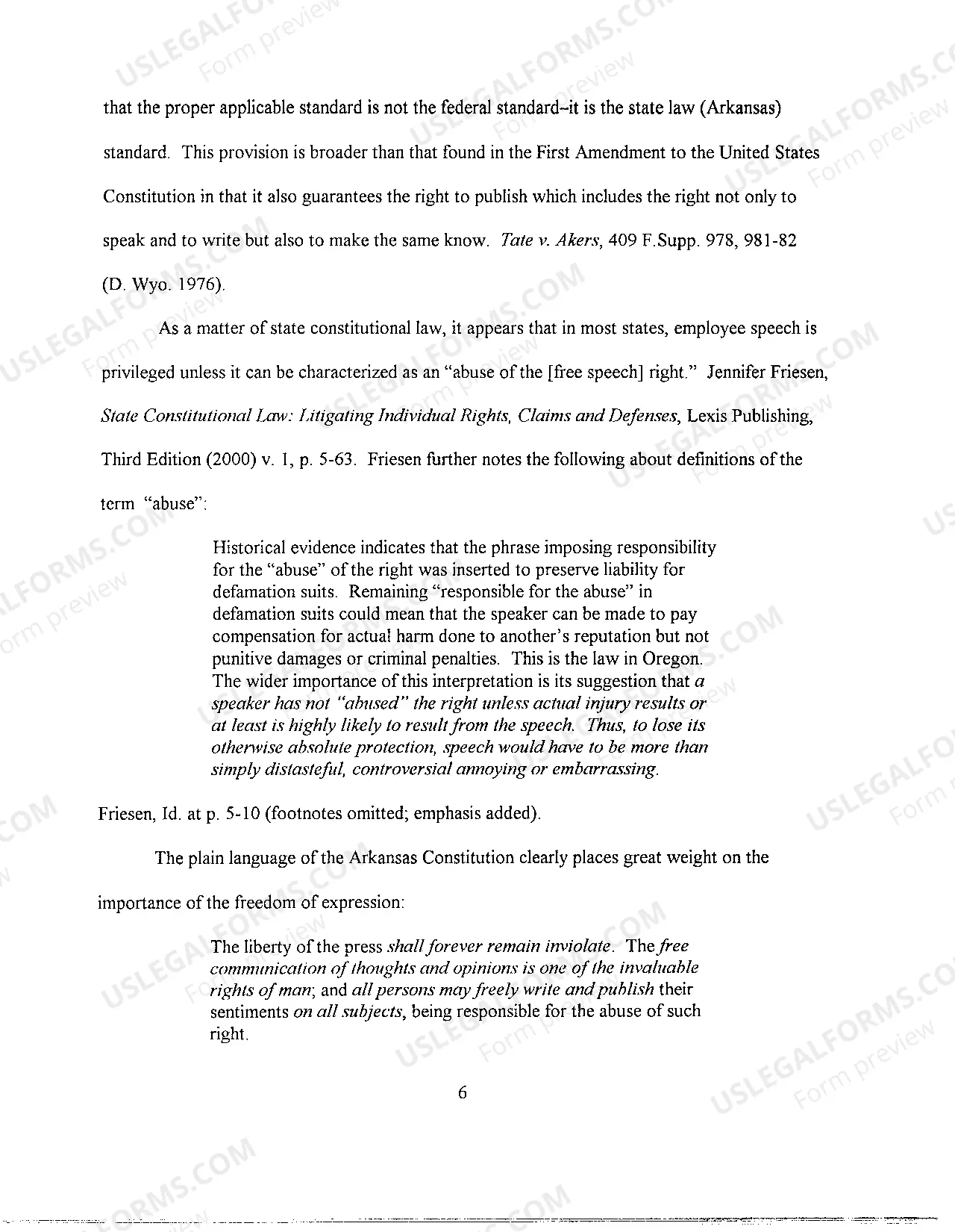 Preview A23 Plaintiff's Brief in Support of Response to Defendant's Motion for Summary Judgment