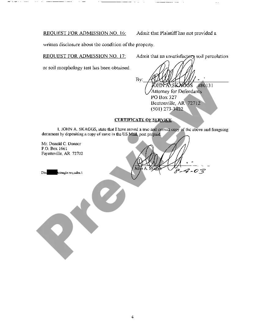 Preview A05 Defendants' Requests for Admissions to Plaintiff