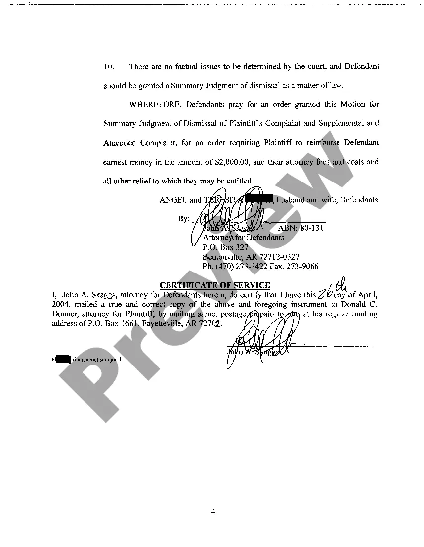 Get A11 Motion for Summary Judgment Preview A11 Motion for Summary Judgment