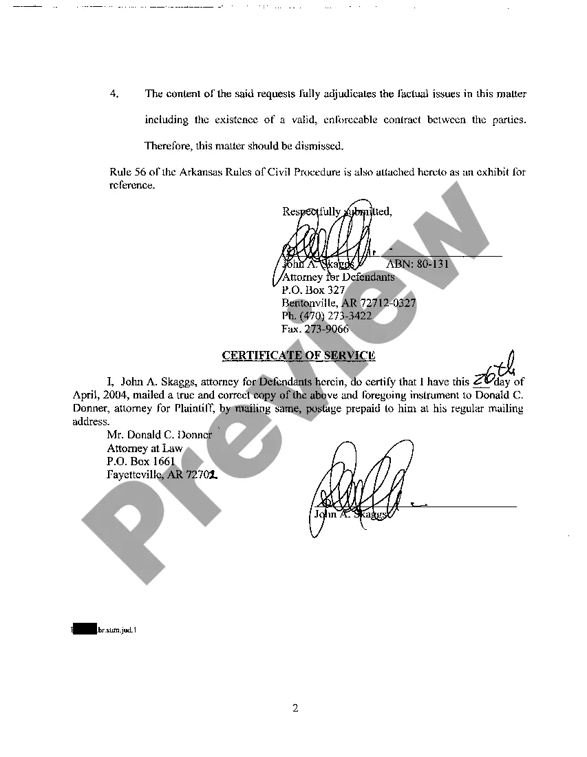 Preview A16 Brief in Support of Motion for Summary Judgment