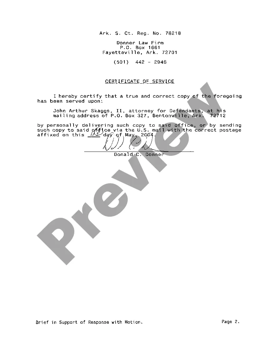 Preview A22 Brief in Support of Response to Defendant's Motion for Summary Judgment