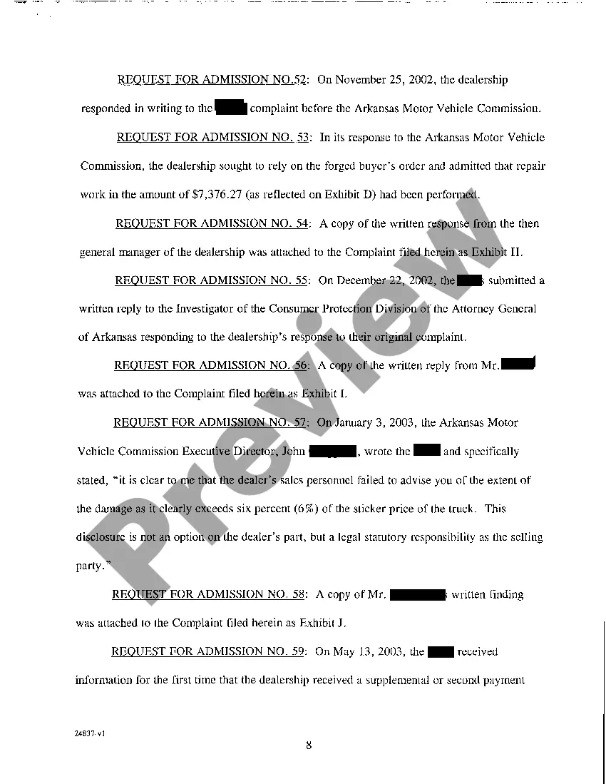 Get A03 Request for Admissions Preview A03 Request for Admissions