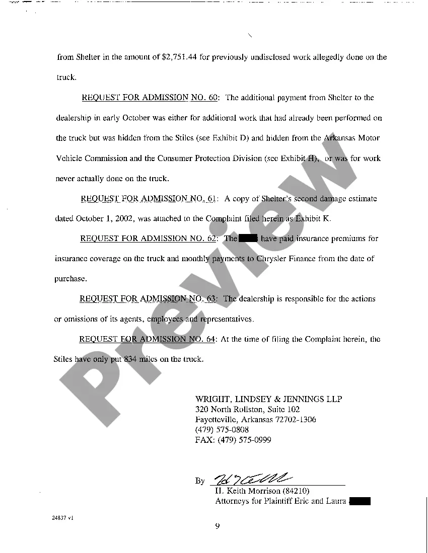 Get A03 Request for Admissions Preview A03 Request for Admissions