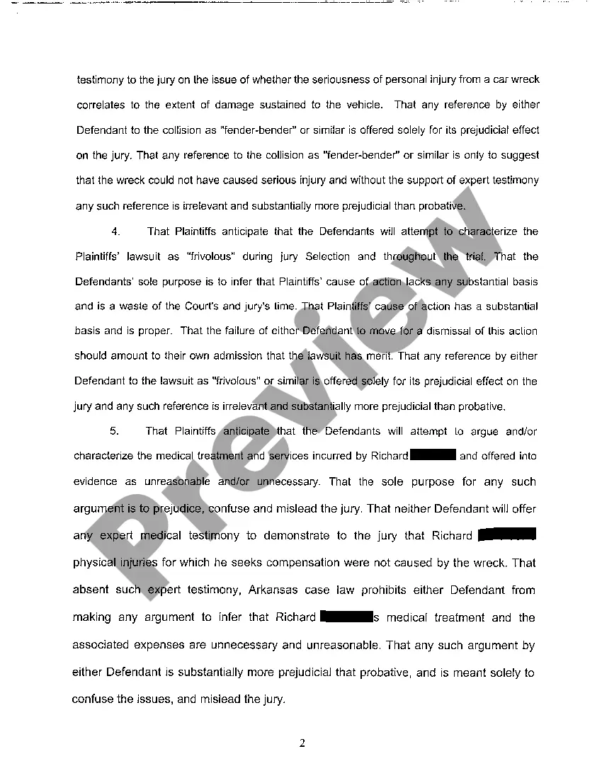 Preview A09 Plaintiff's Motion in Limine